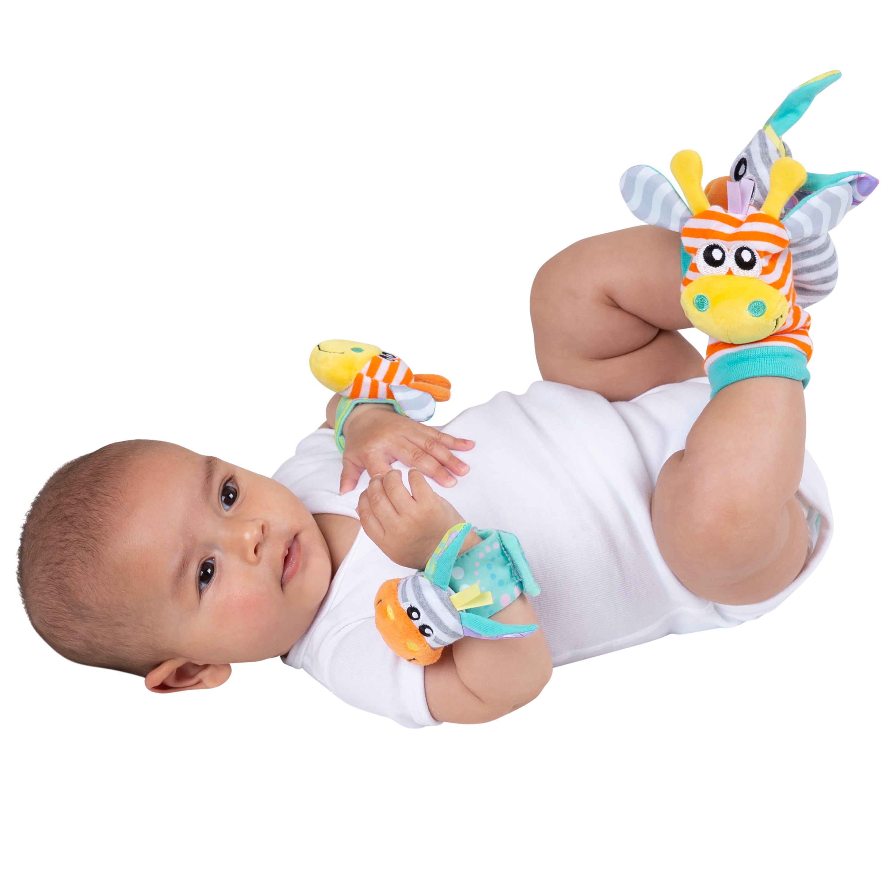 Playgro Jungle Wrist Rattle and Foot Finder Pack