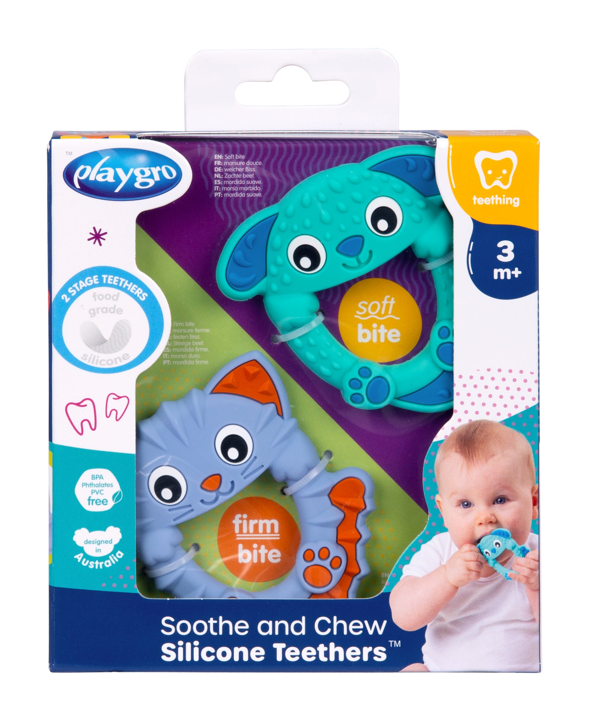Playgro Soothe and Chew Silicone Teethers