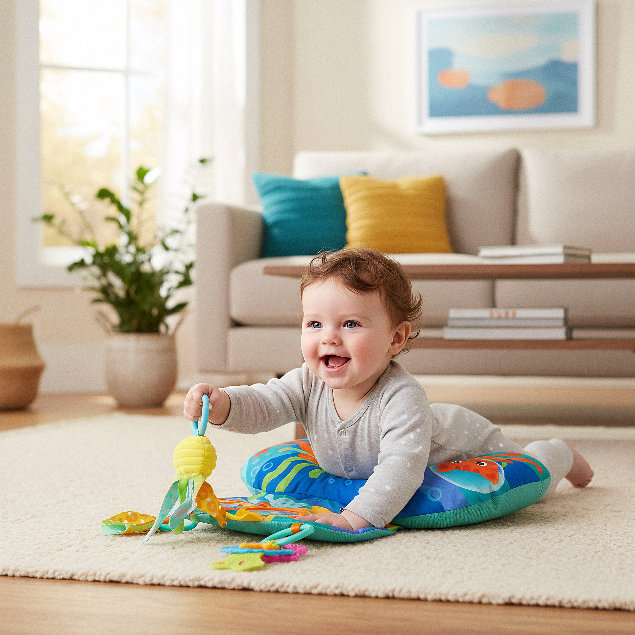 Playgro Ocean Adventure Tummy Pillow