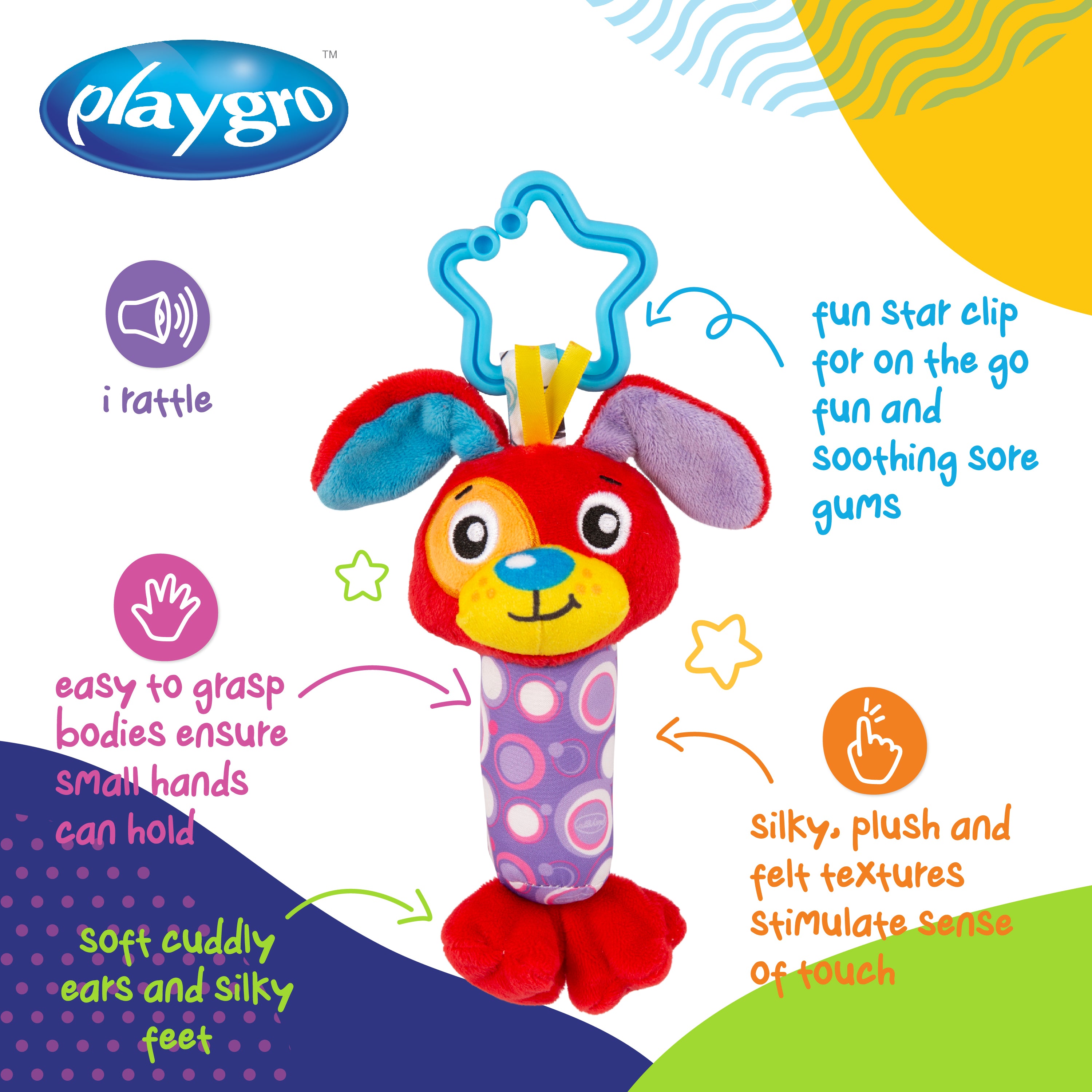 Playgro Clipsy Penny Puppy