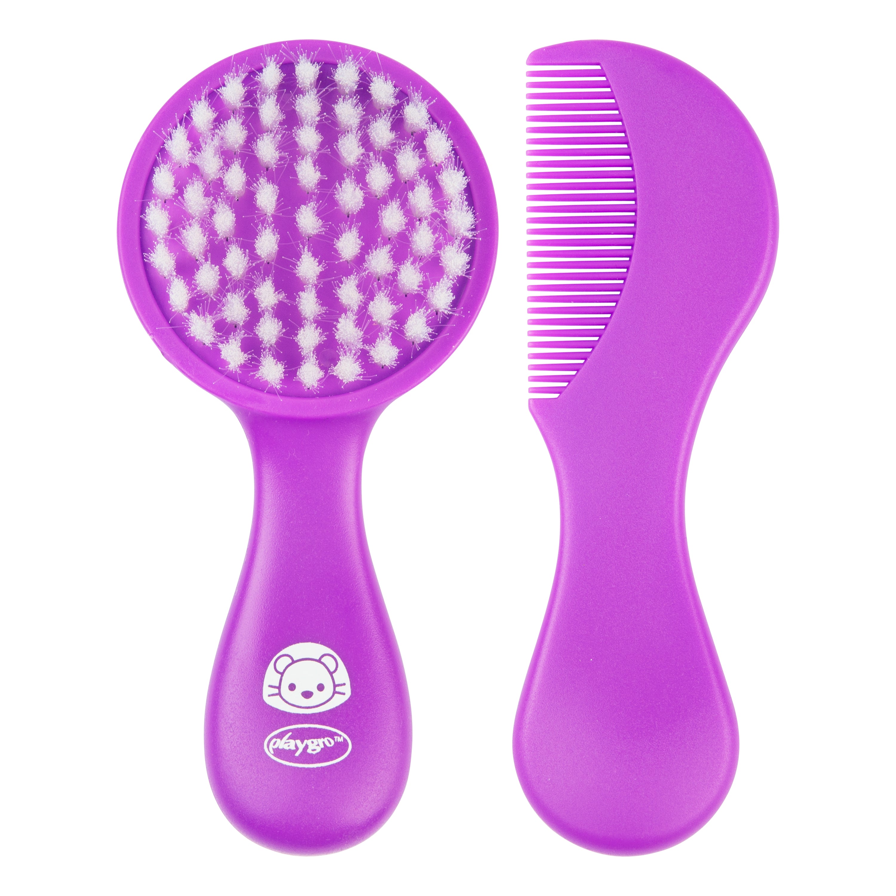 Playgro Gentle Touch Brush and Comb - 2 Assort