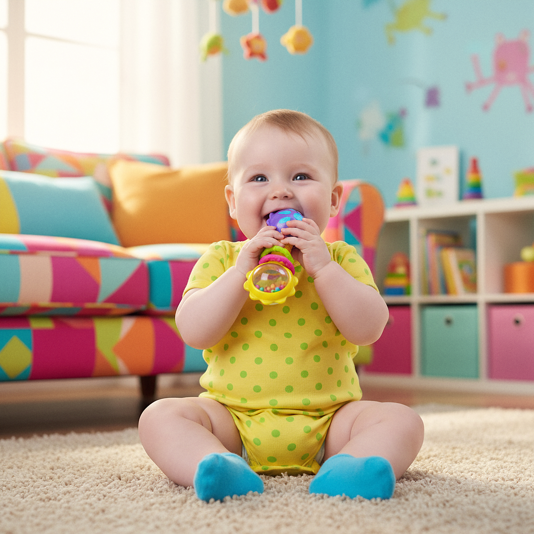 Playgro Twisting Barbell Rattle