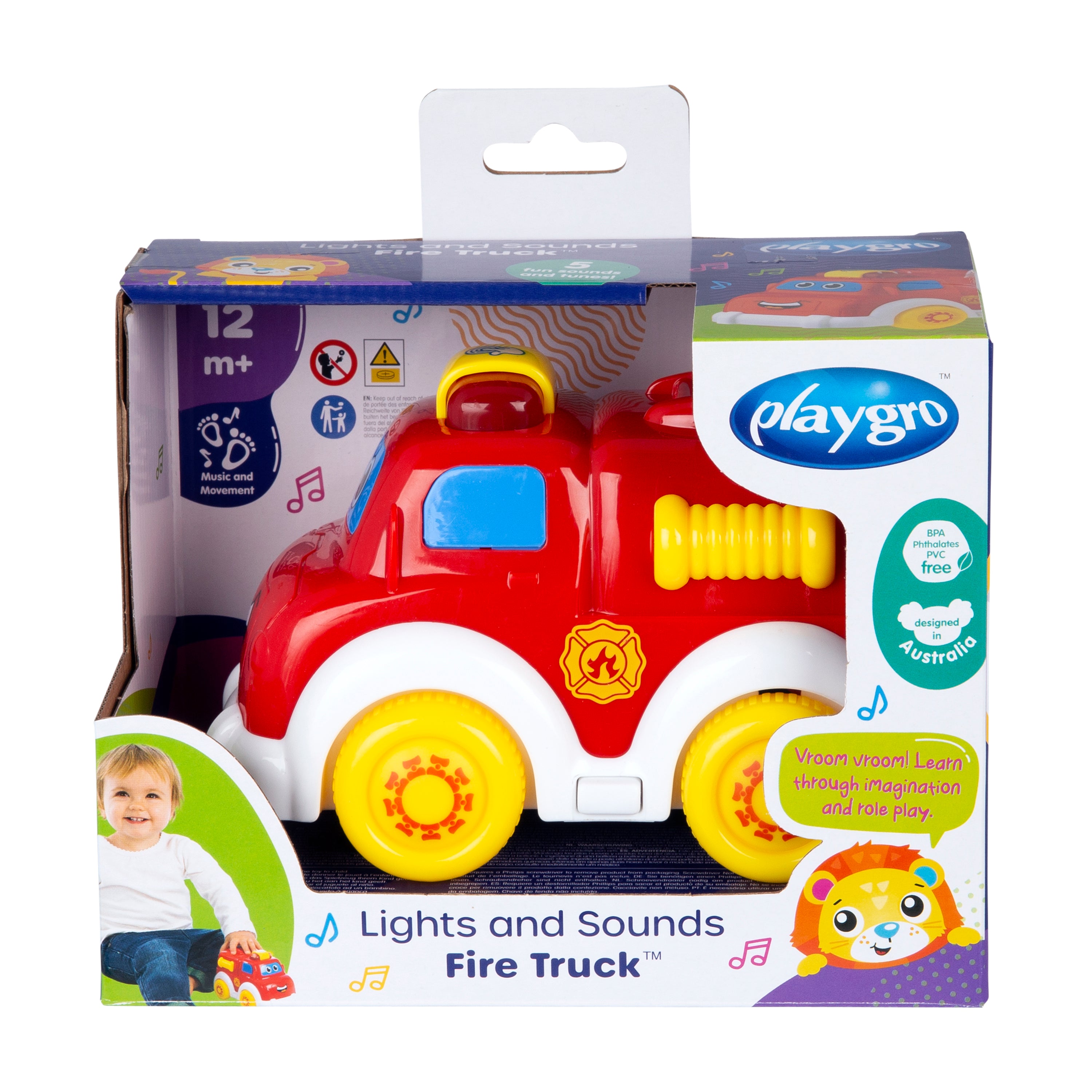 Playgro Lights And Sounds Fire Truck