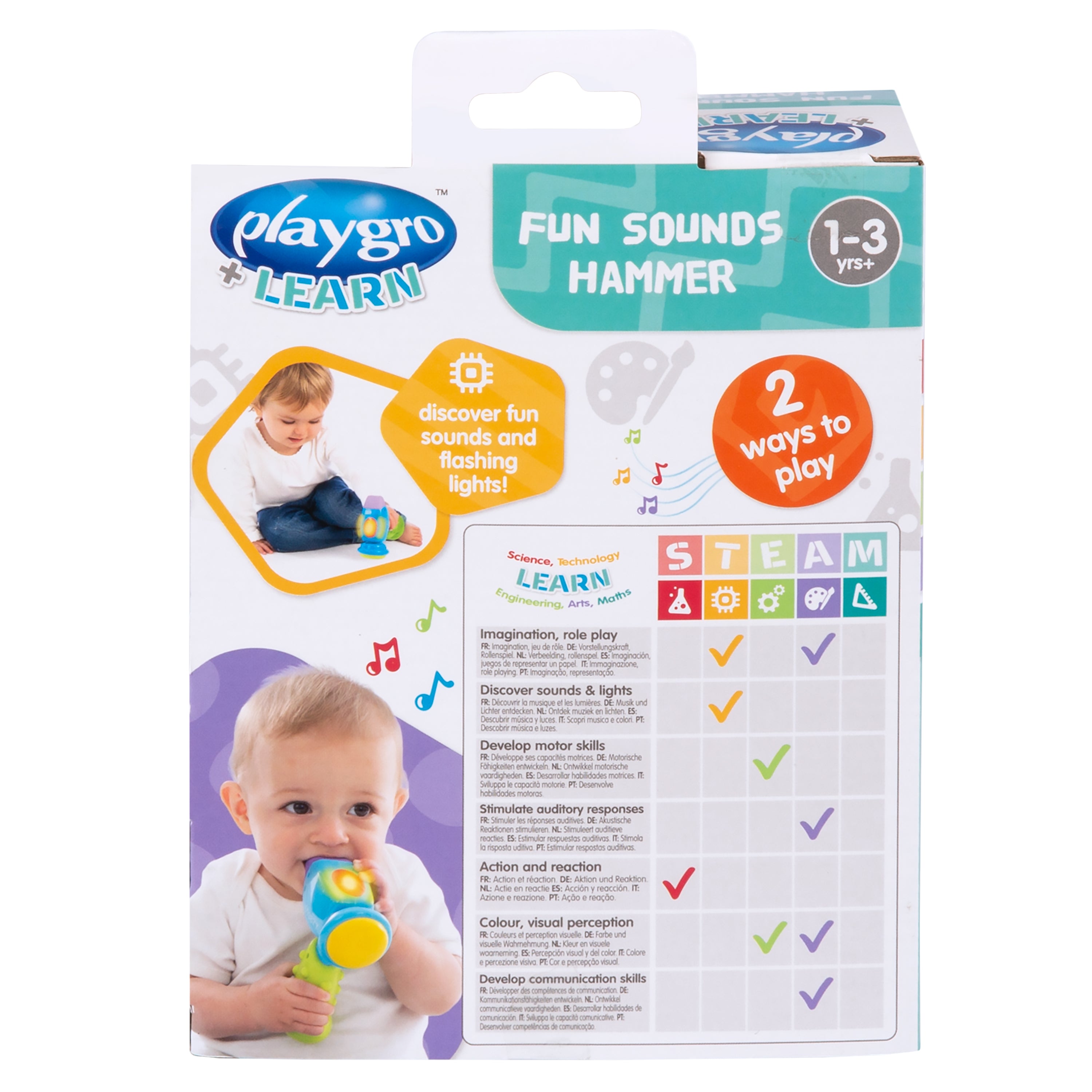 Playgro Fun Sounds Hammer - GN