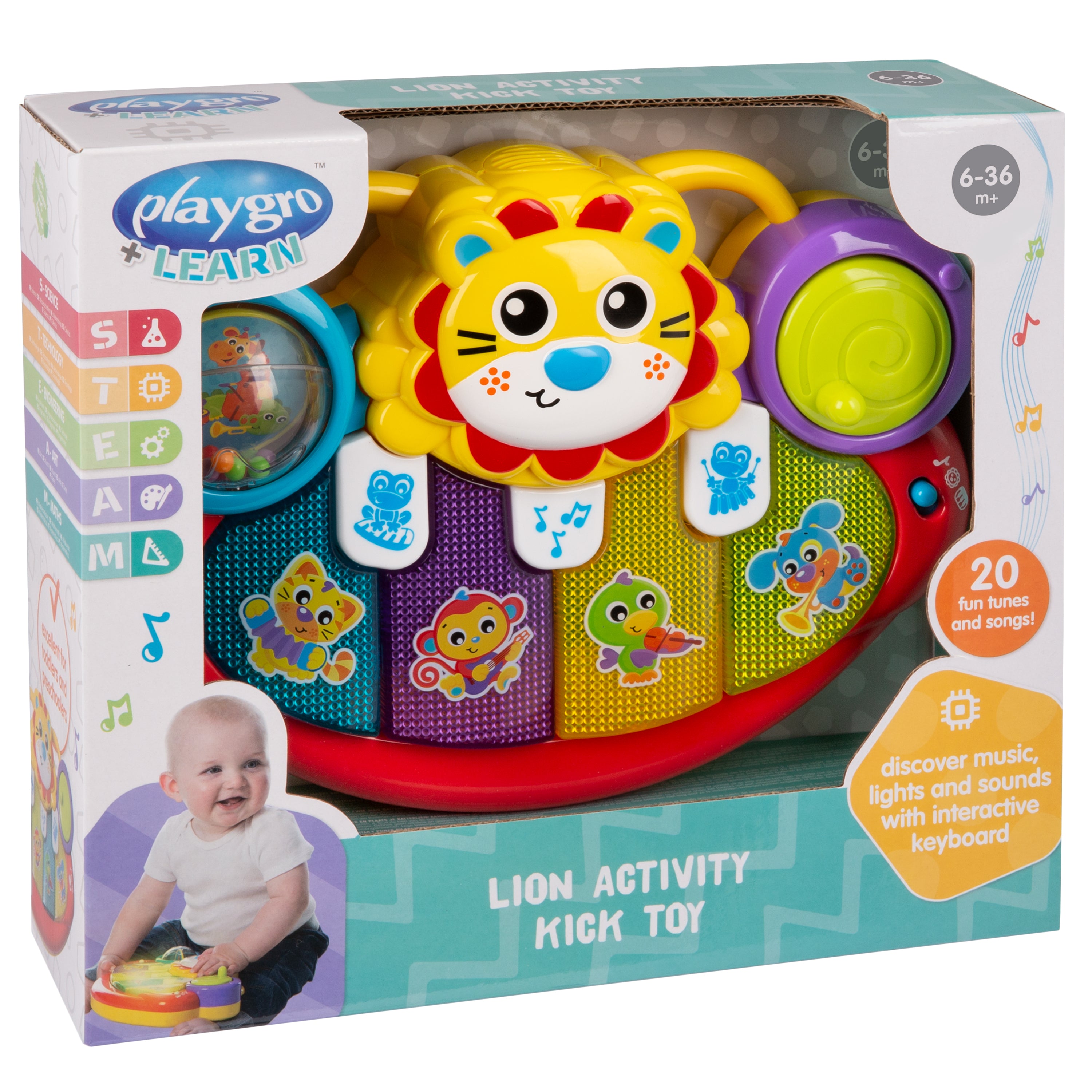Playgro Lion Activity Kick Toy