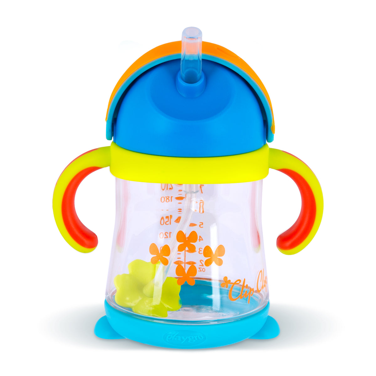 Clip Clop Weighted Straw Sippy Cup 6m+