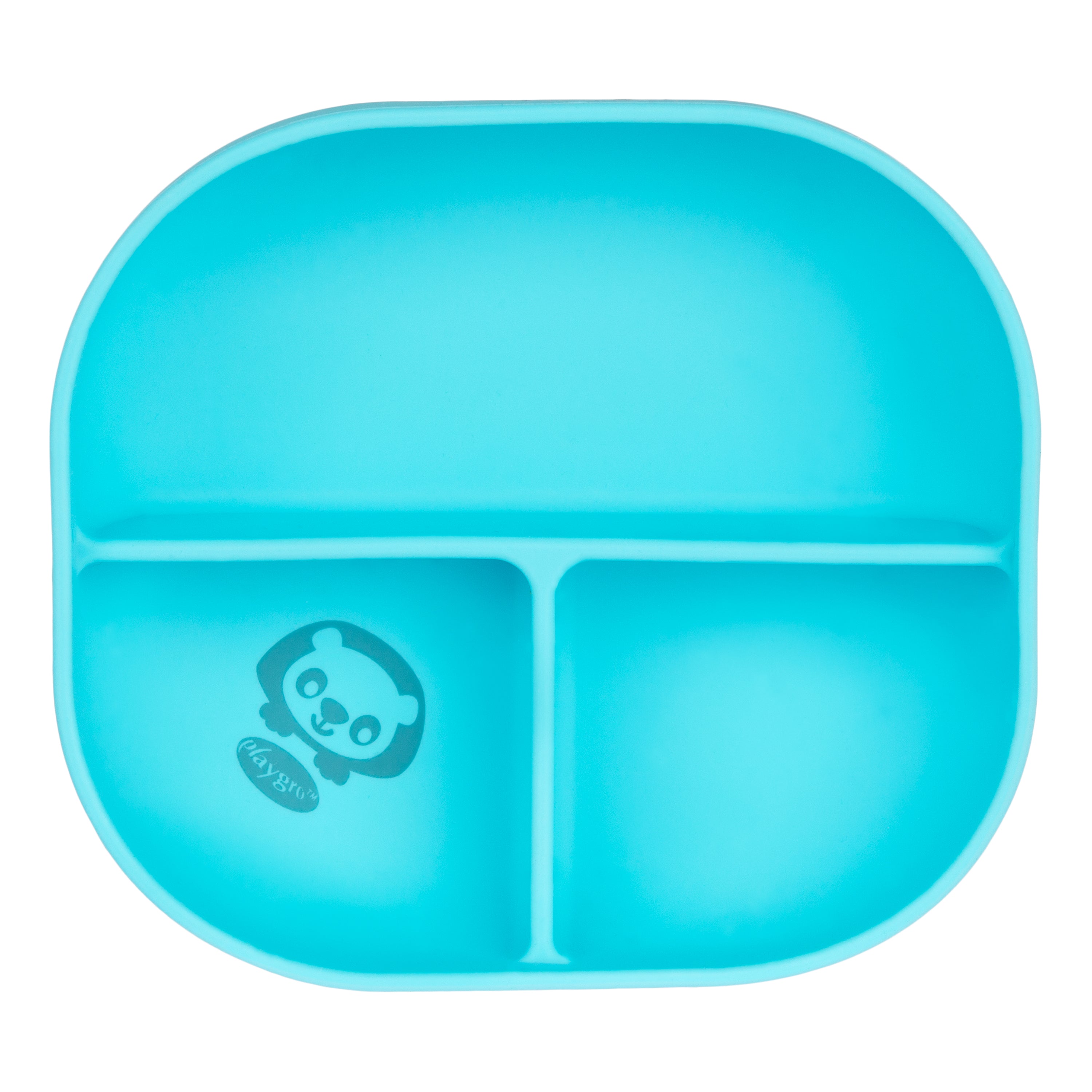 Suction Silicone Divider Plate - Blue