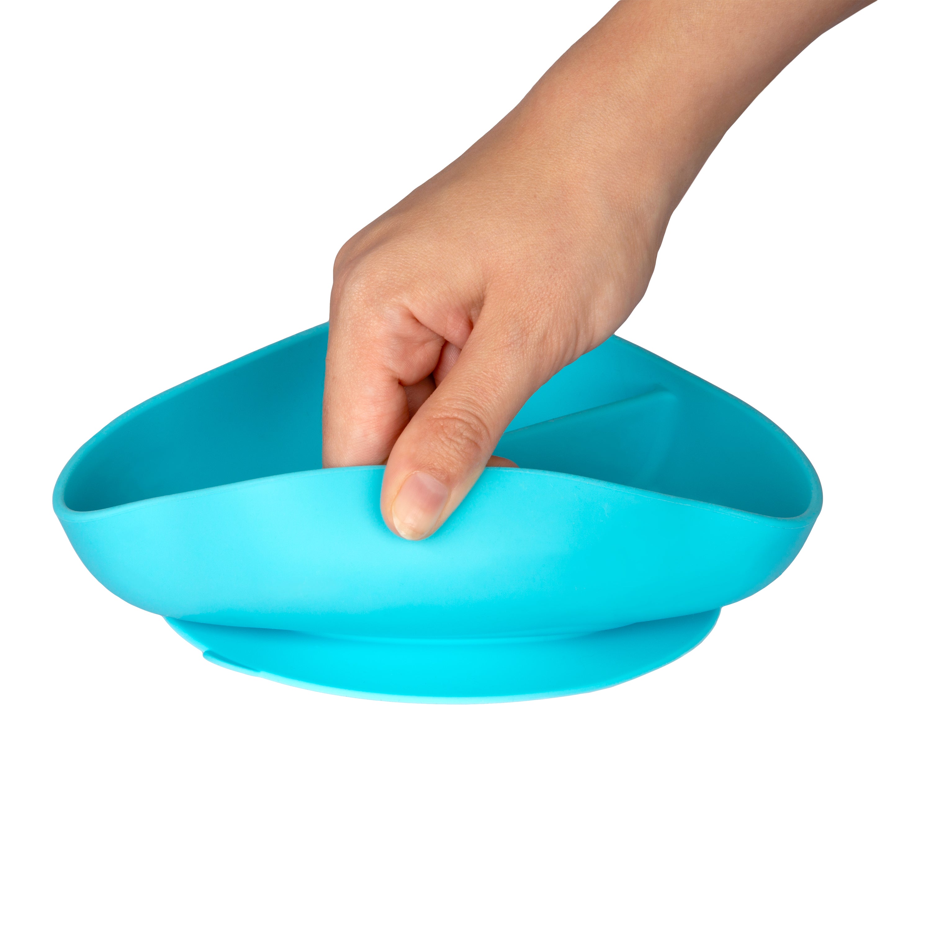 Suction Silicone Divider Plate - Blue