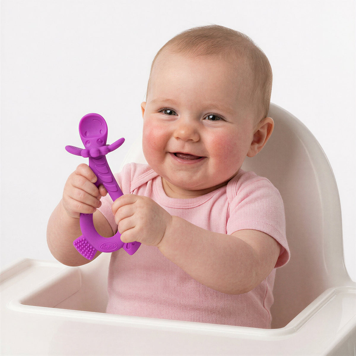 Clip Clop Dip & Flip Spoon - Purple