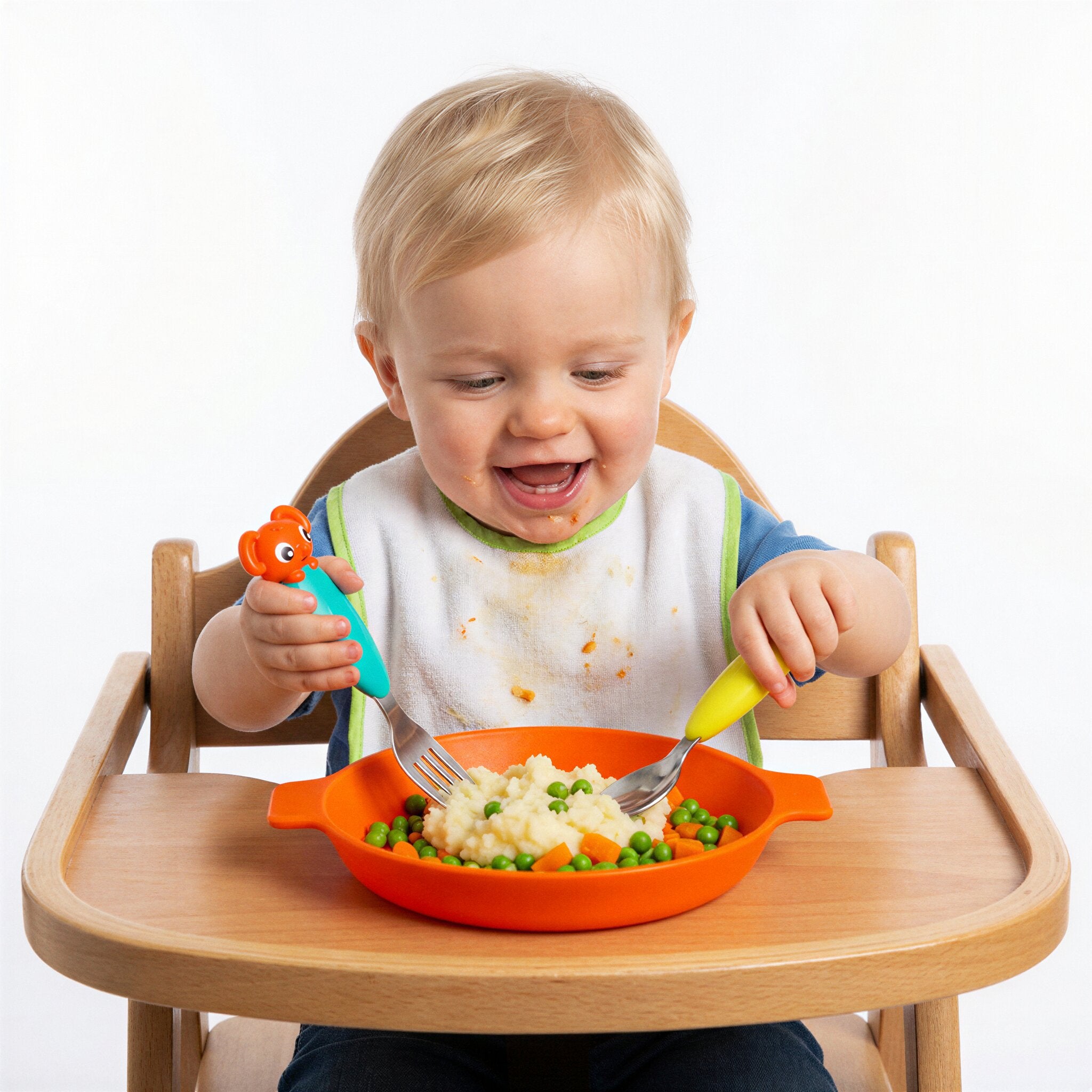 First Fun Mini Plates 3 Pack - Orange Juice