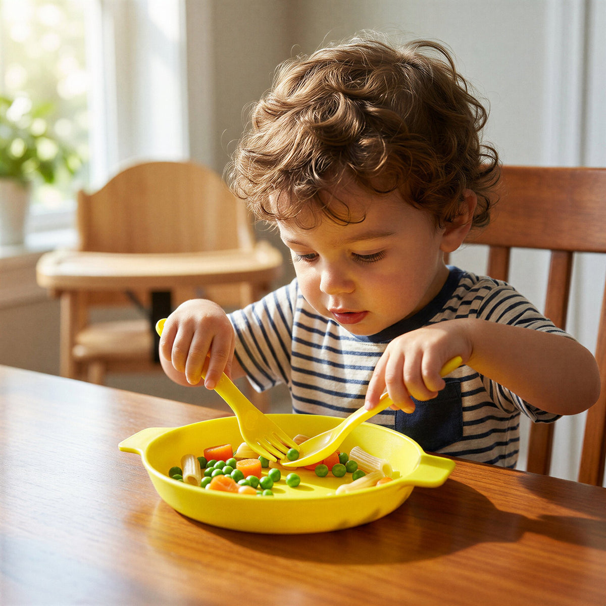 First Fun Mini Plates 3 Pack - Peacock