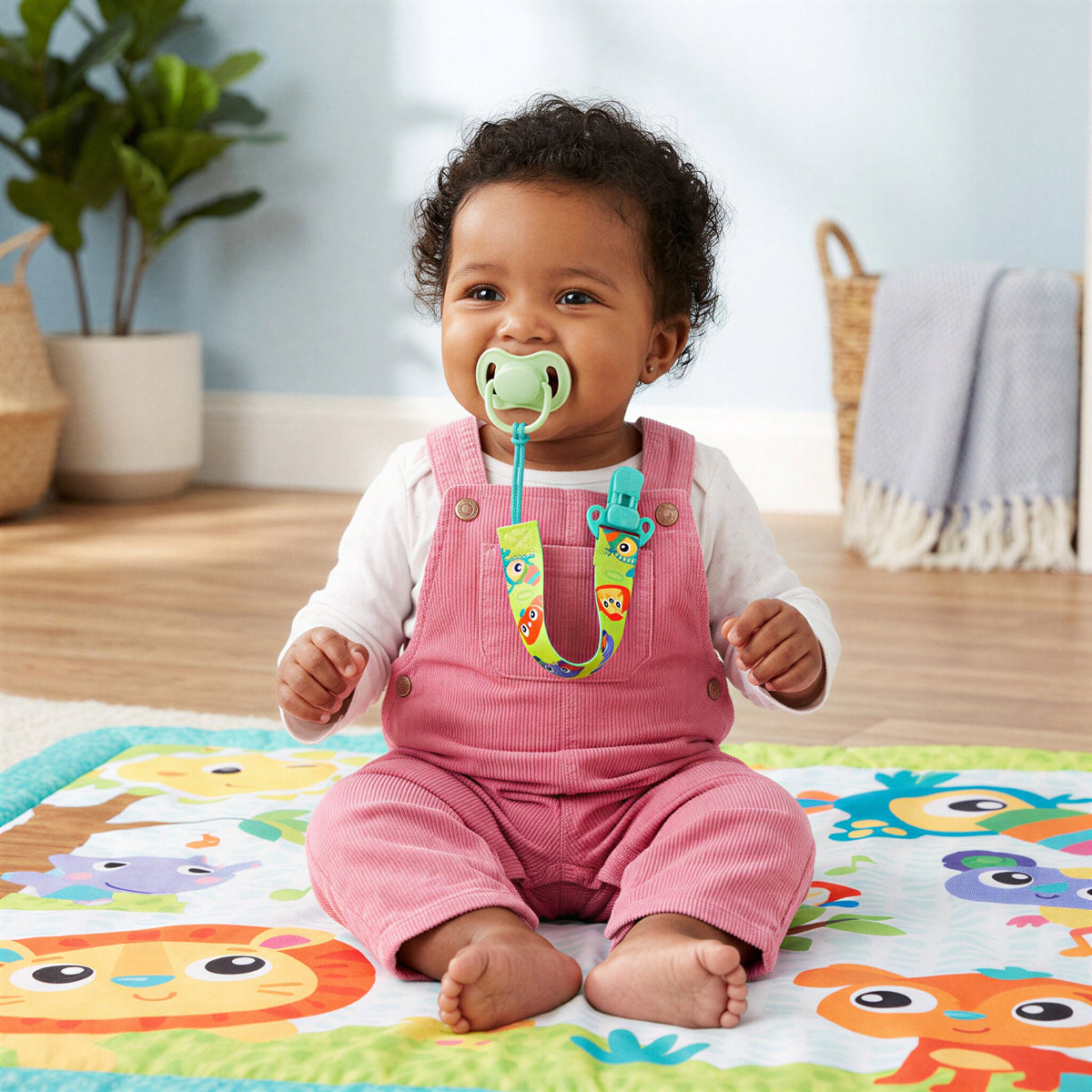 Playgro Pal's Giggle Grip Soother Clips