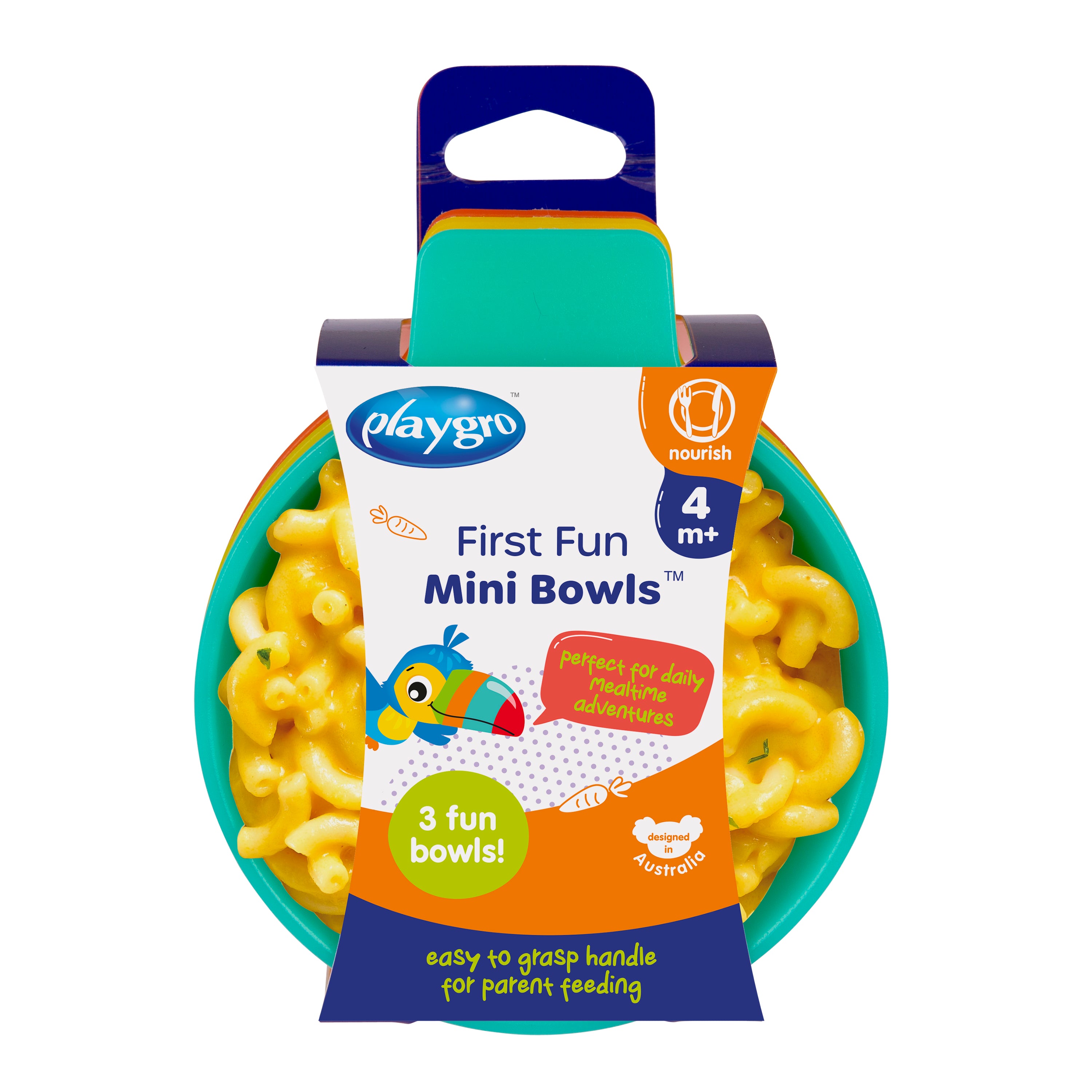 First Fun Bowls 3 Pack - Orange Juice