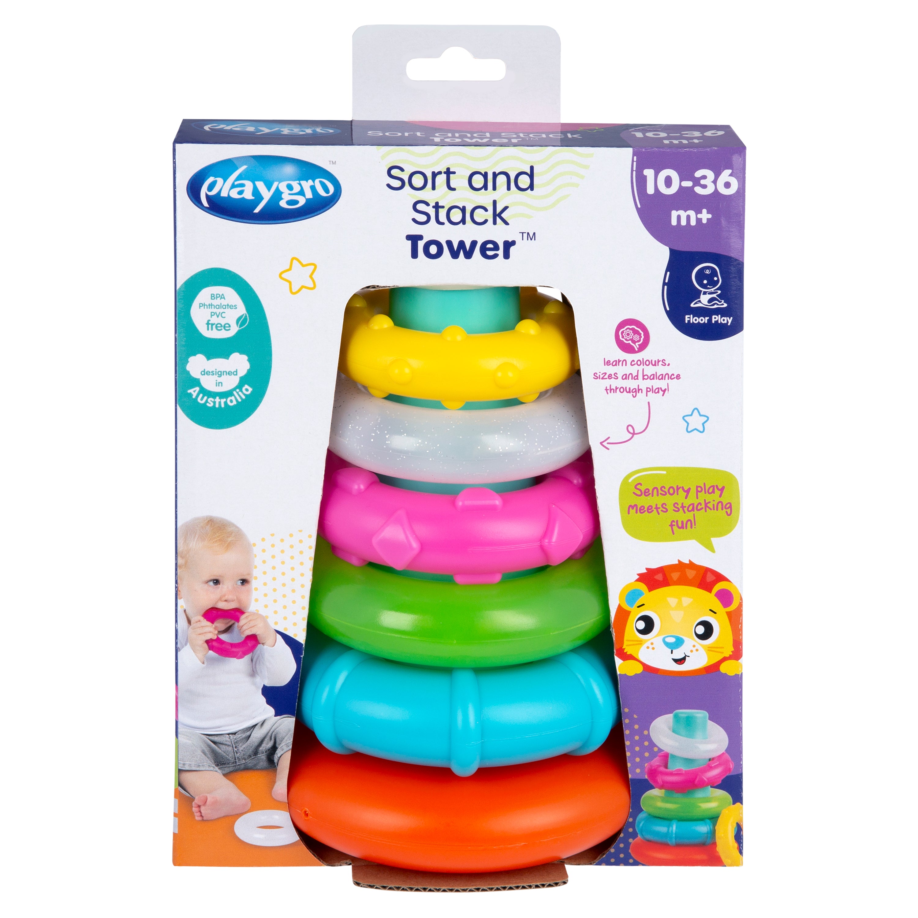Playgro Sort and Stack Tower