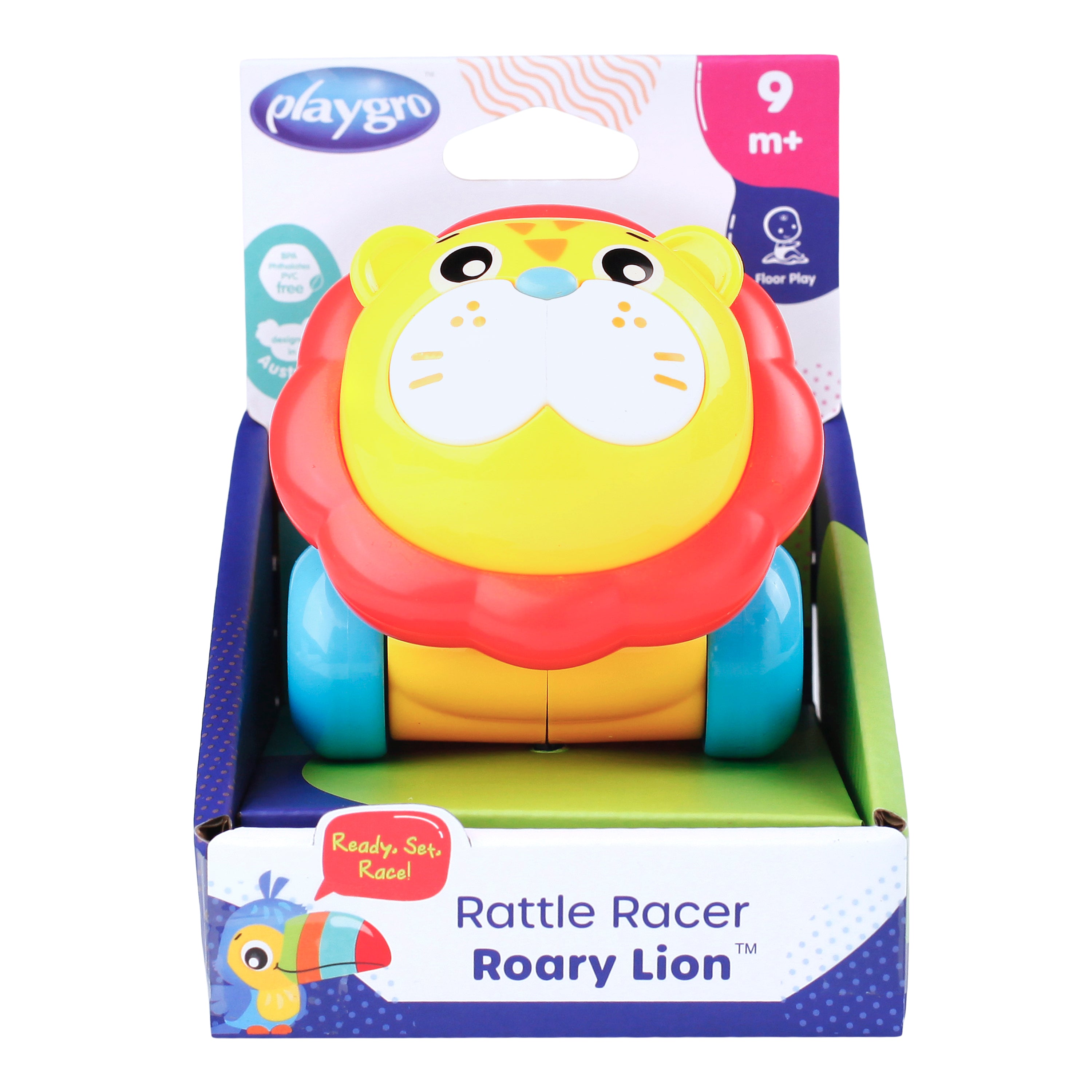 Playgro Rattle Racer Roary Lion