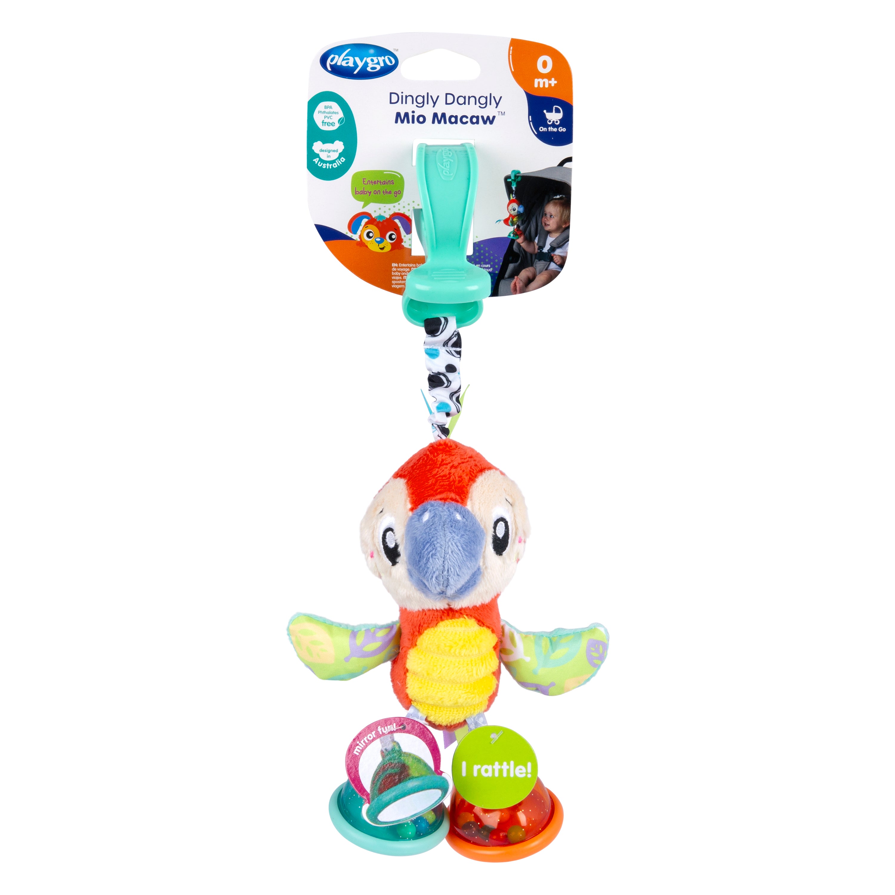 Playgro Dingly Dangly Mio Macaw