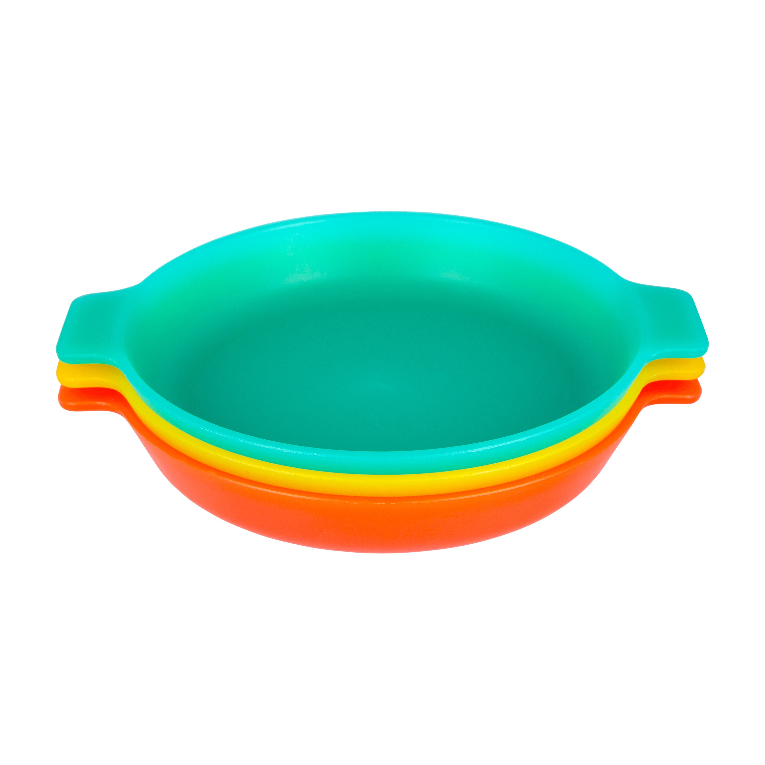 First Fun Mini Plates 3 Pack - Orange Juice