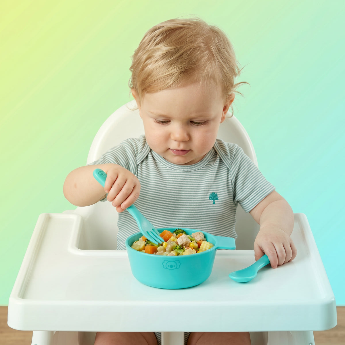 First Fun Bowls 3 Pack - Peacock
