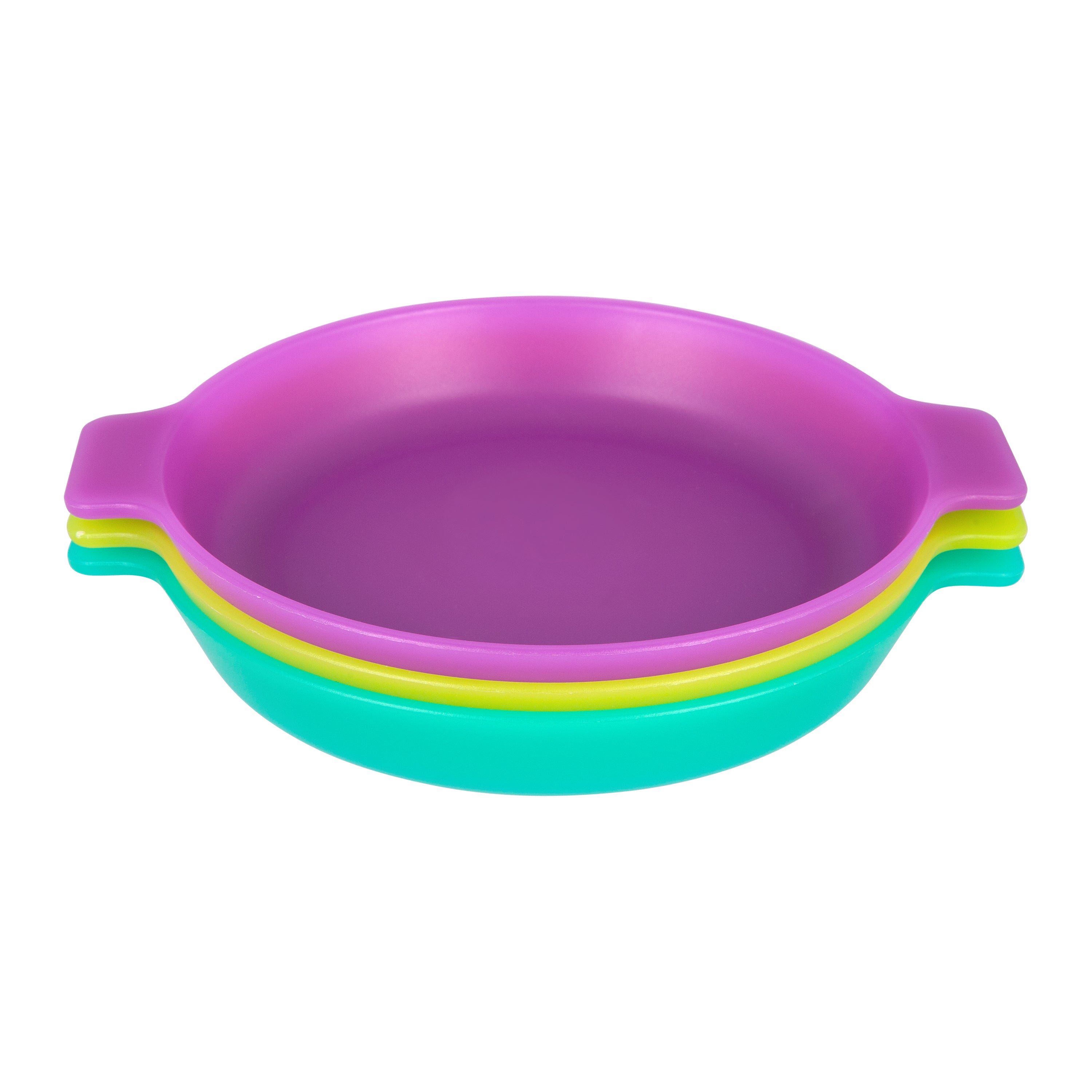 First Fun Mini Plates 3 Pack - Peacock