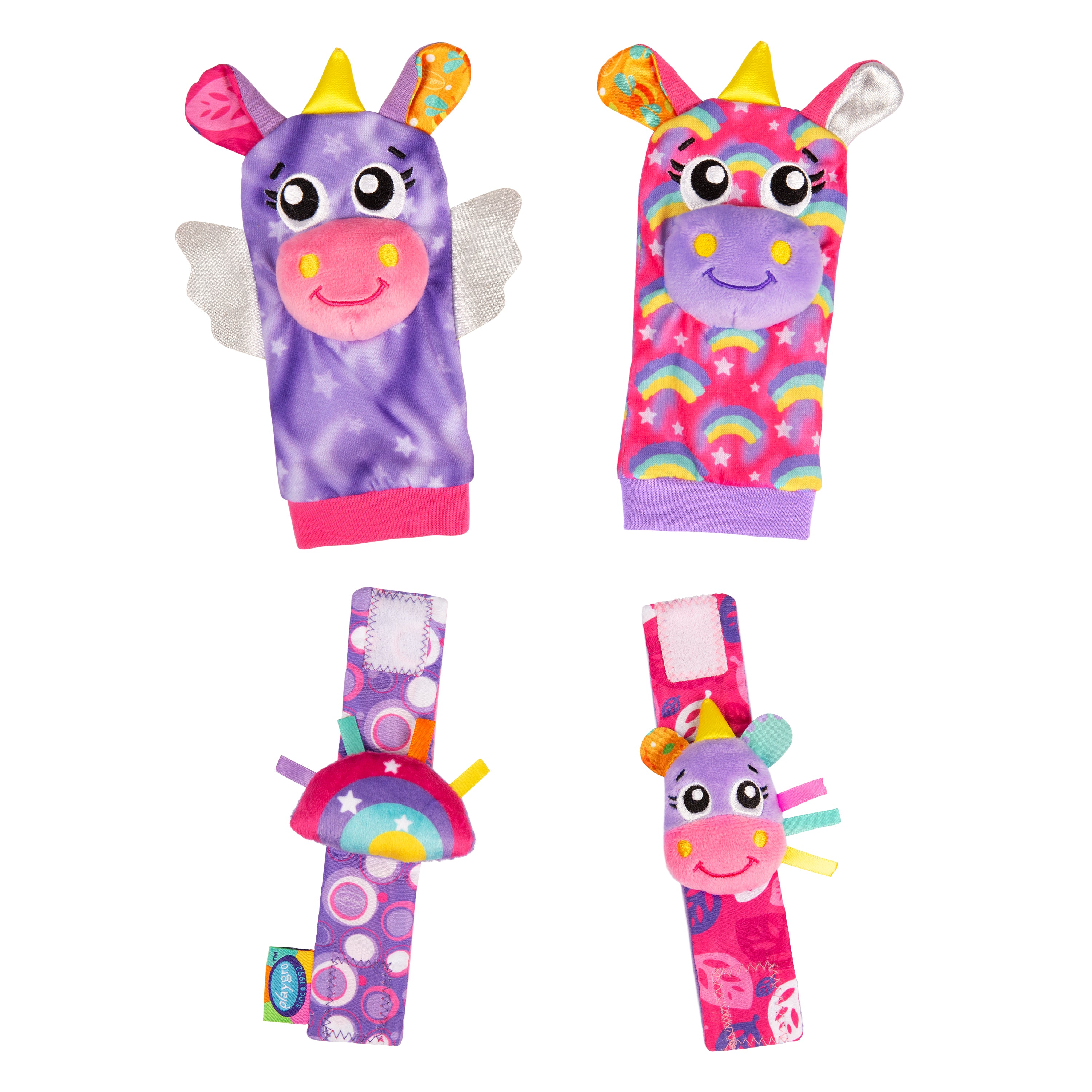Stella's Wrist and Foot Finder Rattle Set