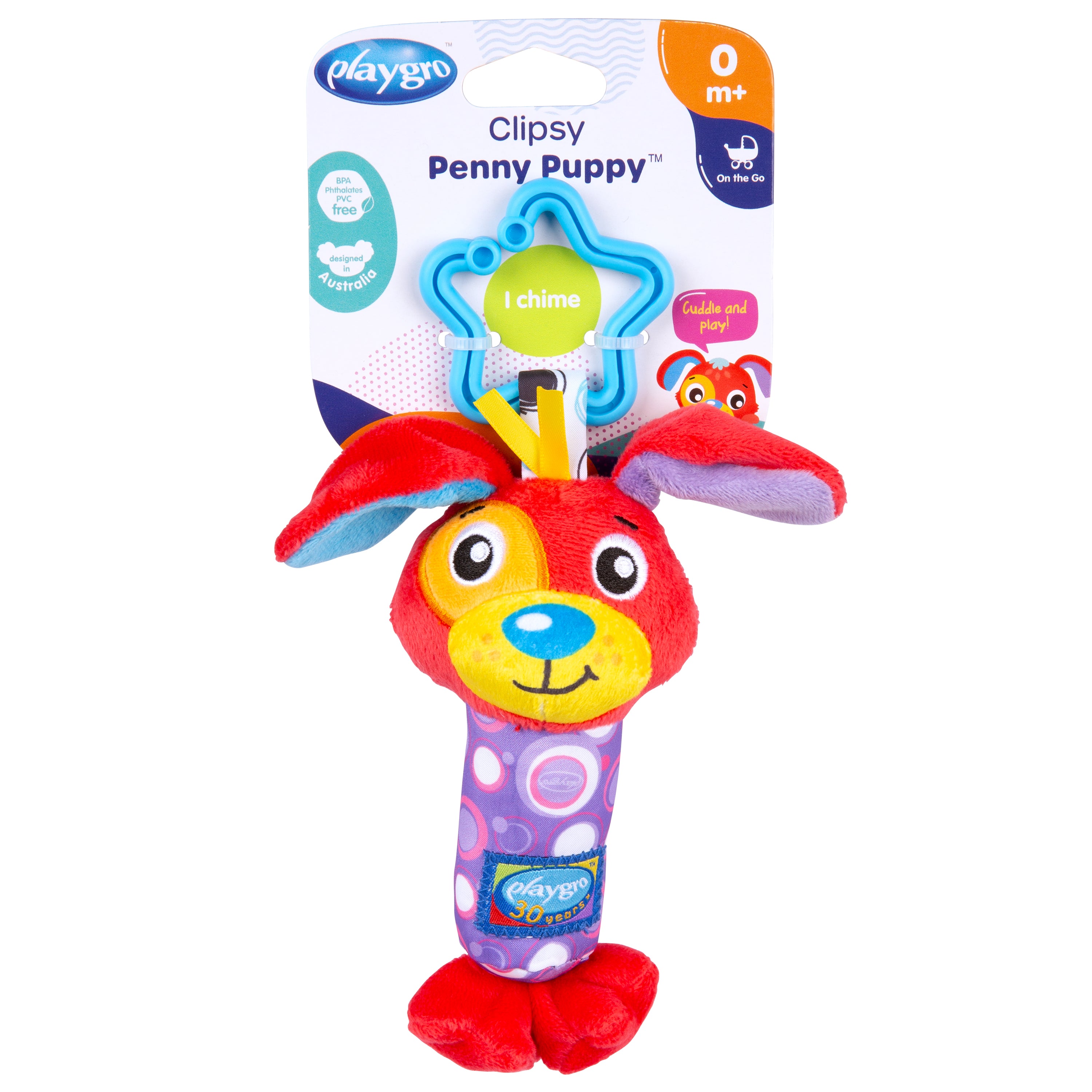 Playgro Clipsy Penny Puppy