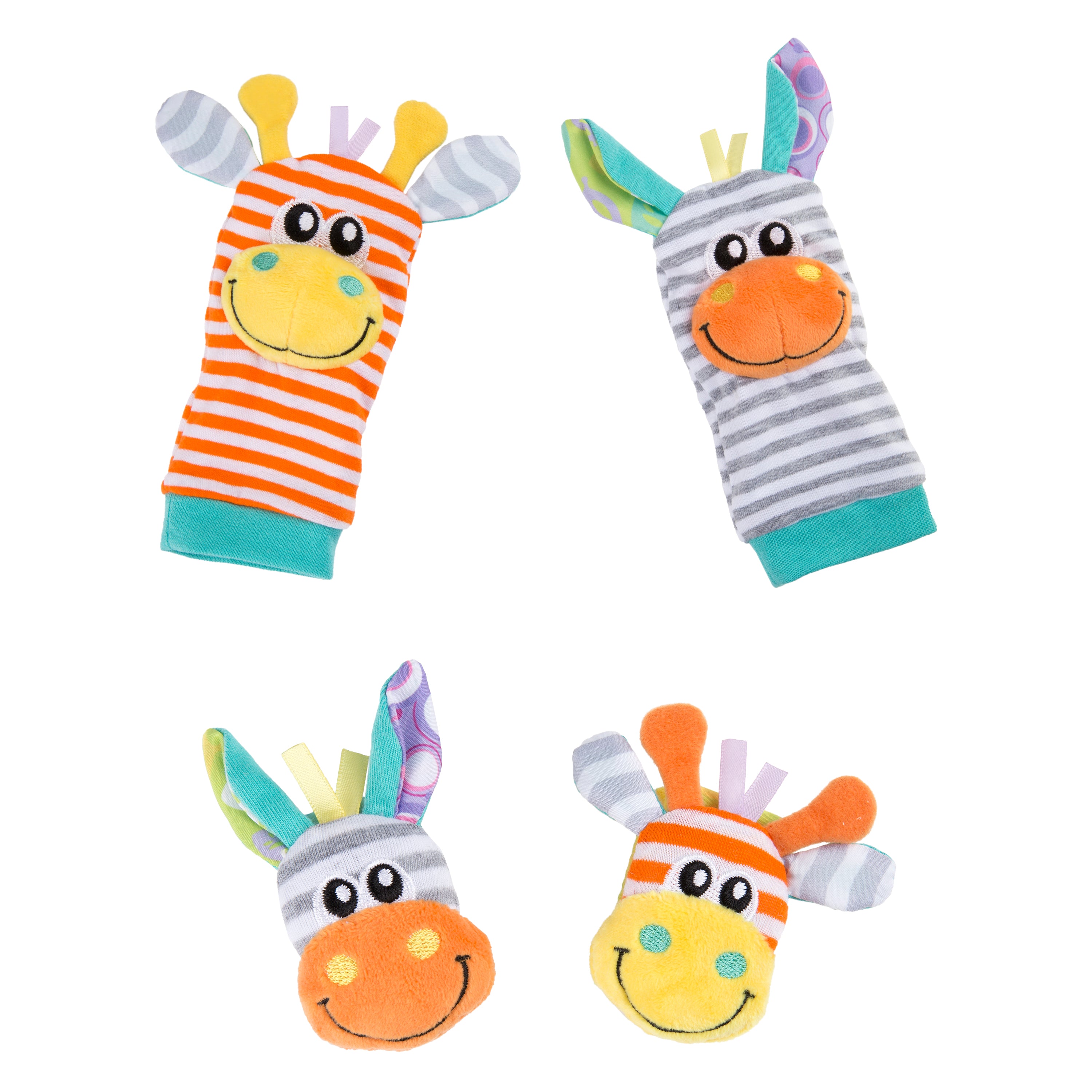 Playgro Jungle Wrist Rattle and Foot Finder Pack