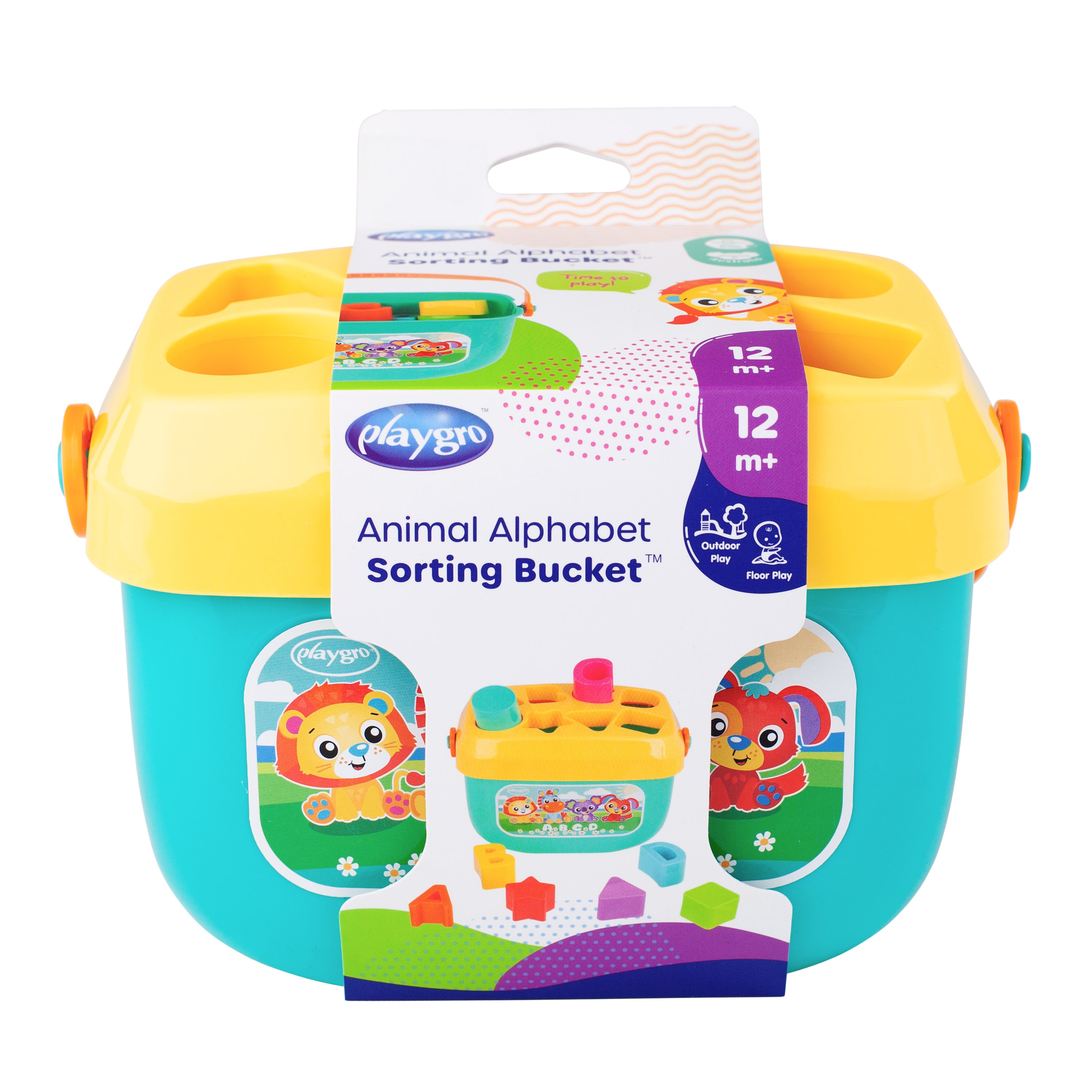 Playgro Animal Alphabet Sorting Bucket