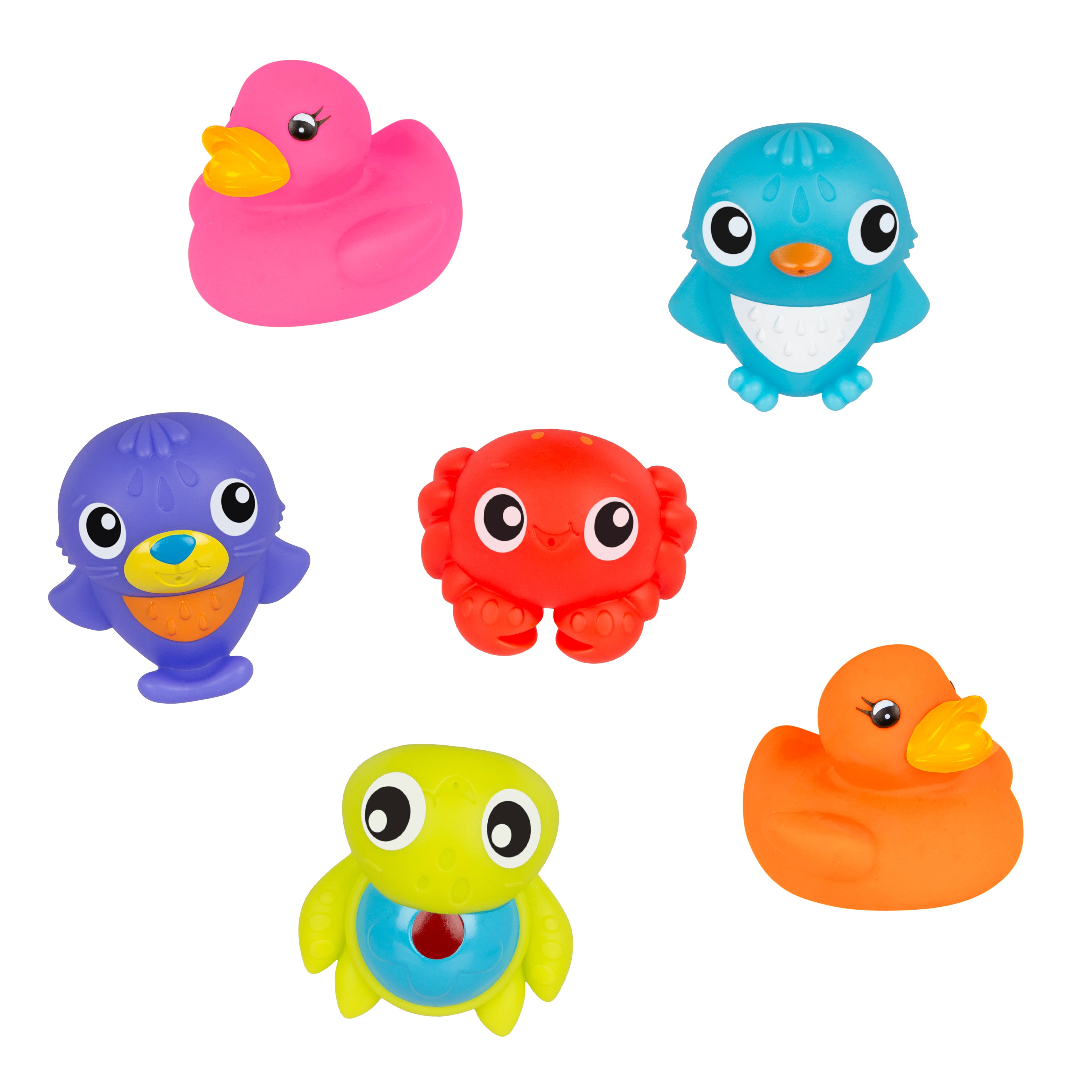 Playgro Mini Marine Squirtees (10 Pack)